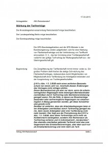 Antrag-Tarifverträge